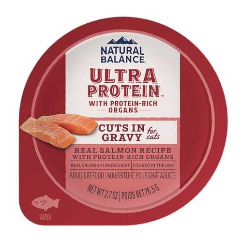 Natural Balance Ultra Protein Real Salmon/Protein-Rich Organ Cut Cat 10/2.7oz