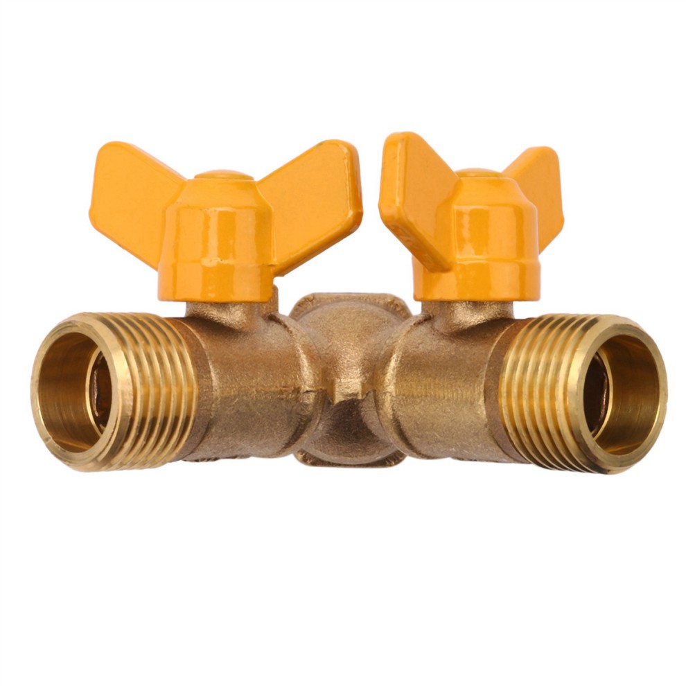2 Paths Double Tap Adapter 1 /2 Inch Garden Watering Tap Adapter thumbnail