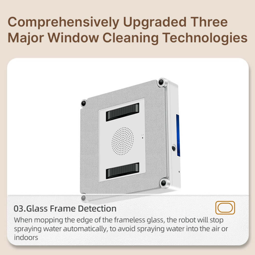 LIECTROUX YW509 Window Cleaning Robot with Remote Controller and APP Control Smart Path Planning 3 Way Water Spray 3000Pa Suction Power Edg thumbnail