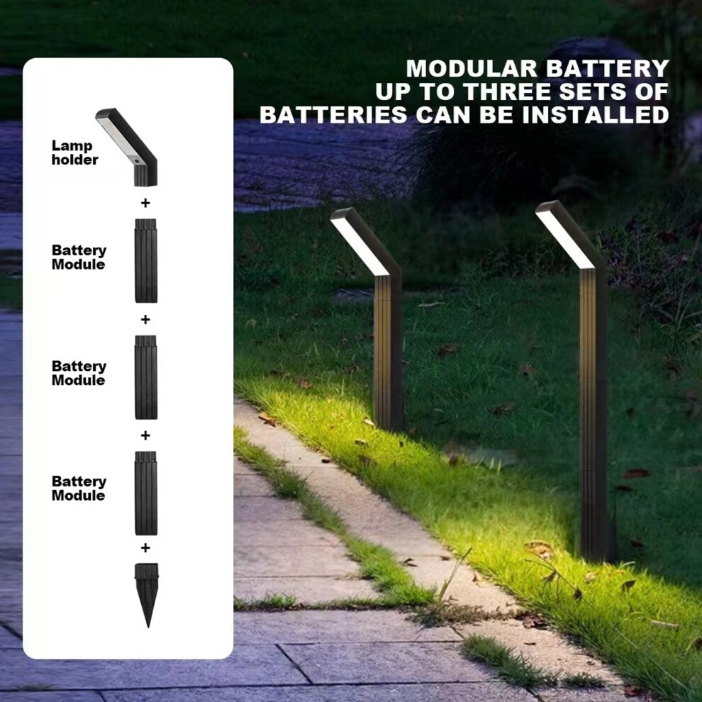 Solar Pathway Light Bright IP65 Water Resistant 90 LED Warm Light Solar Powered Path Light for Outdoor Garden thumbnail