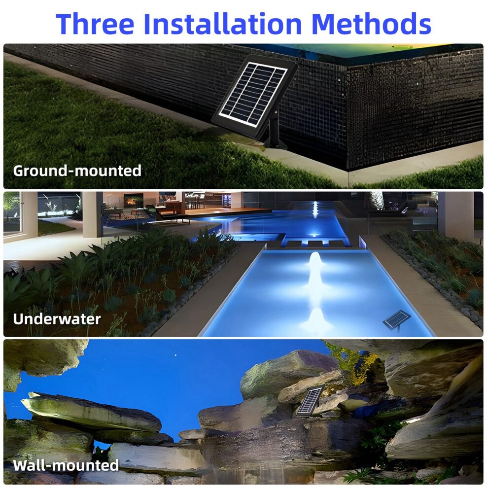 Solar Garden Light Water Resistant 2200mAh Solar Walkway Light for Garden Landscape Path Yard thumbnail