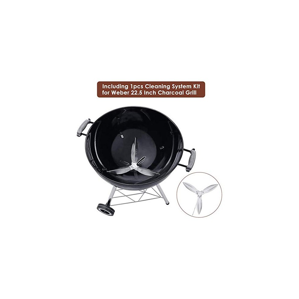 GFTIME 8835 Cooking Grate, 7441 Charcoal Grate and 7444 Cleaning System Kit for Weber 57CM One-Touch Silver, Bar-B-Kettle, Master-Touch and One-Touch thumbnail