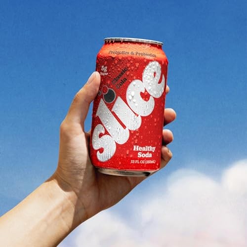 Slice Classic Cola Healthy Soda, with Prebiotics and Probiotics, 12 Fl Oz Can thumbnail