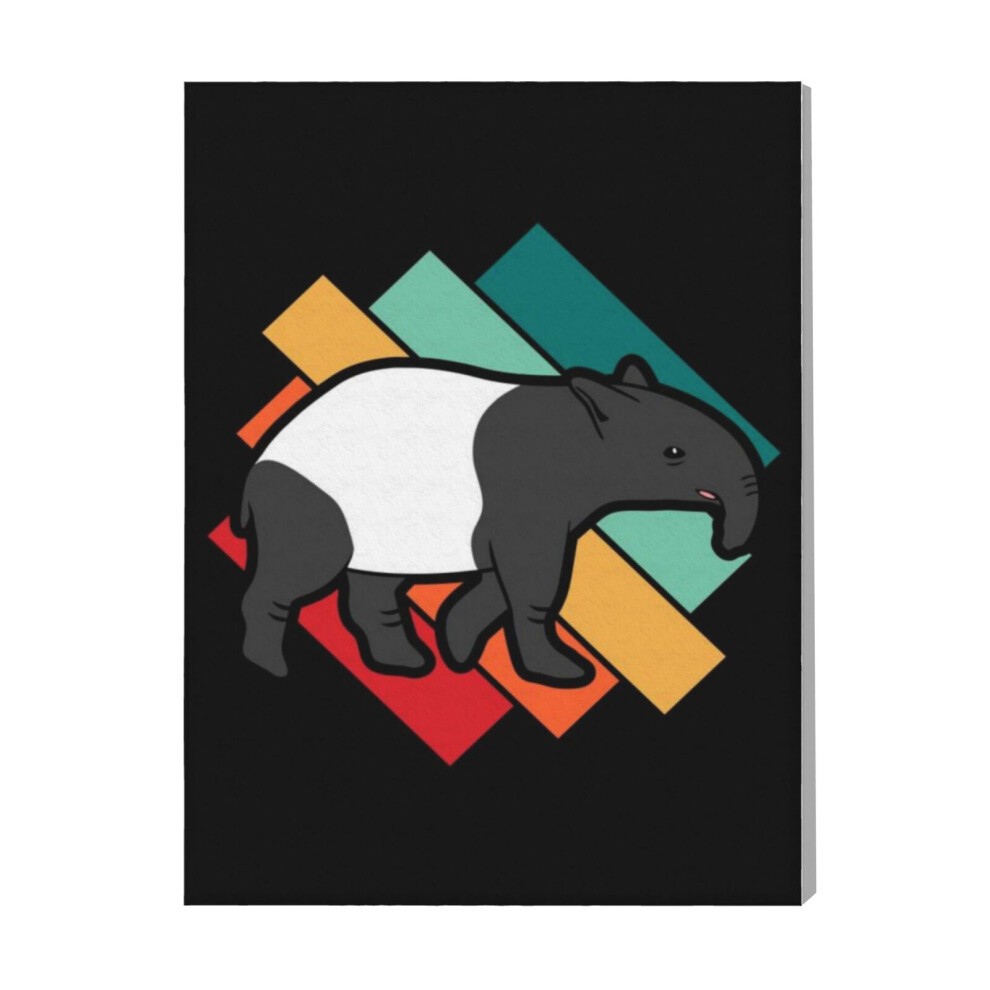 (Tapir=9734) Canvas Print Pop Art Framed DIY Install Kit- 16x20