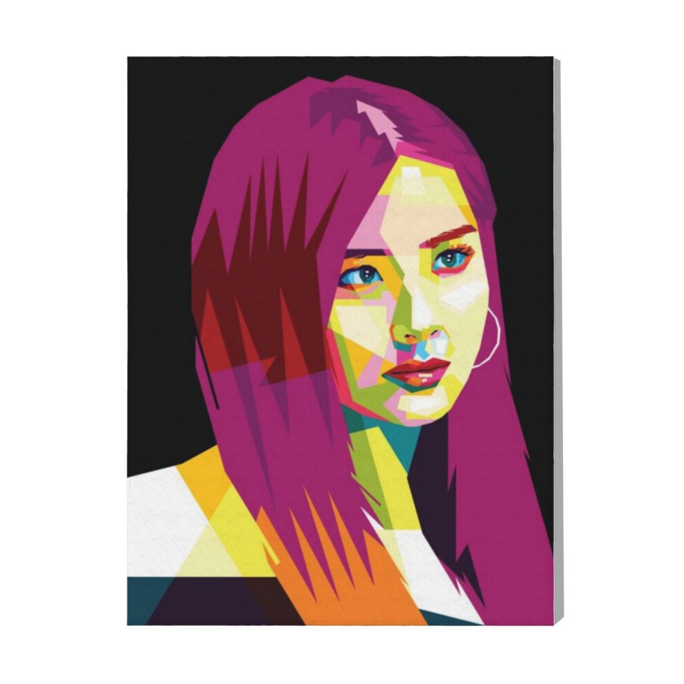 (Seohyun=5075) Canvas Print Pop Art Framed DIY Install Kit- 16x20