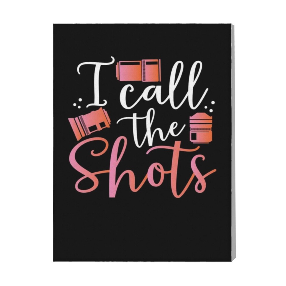 (I Call the Shots=4962) Canvas Print Pop Art Framed DIY Install Kit- 16x20
