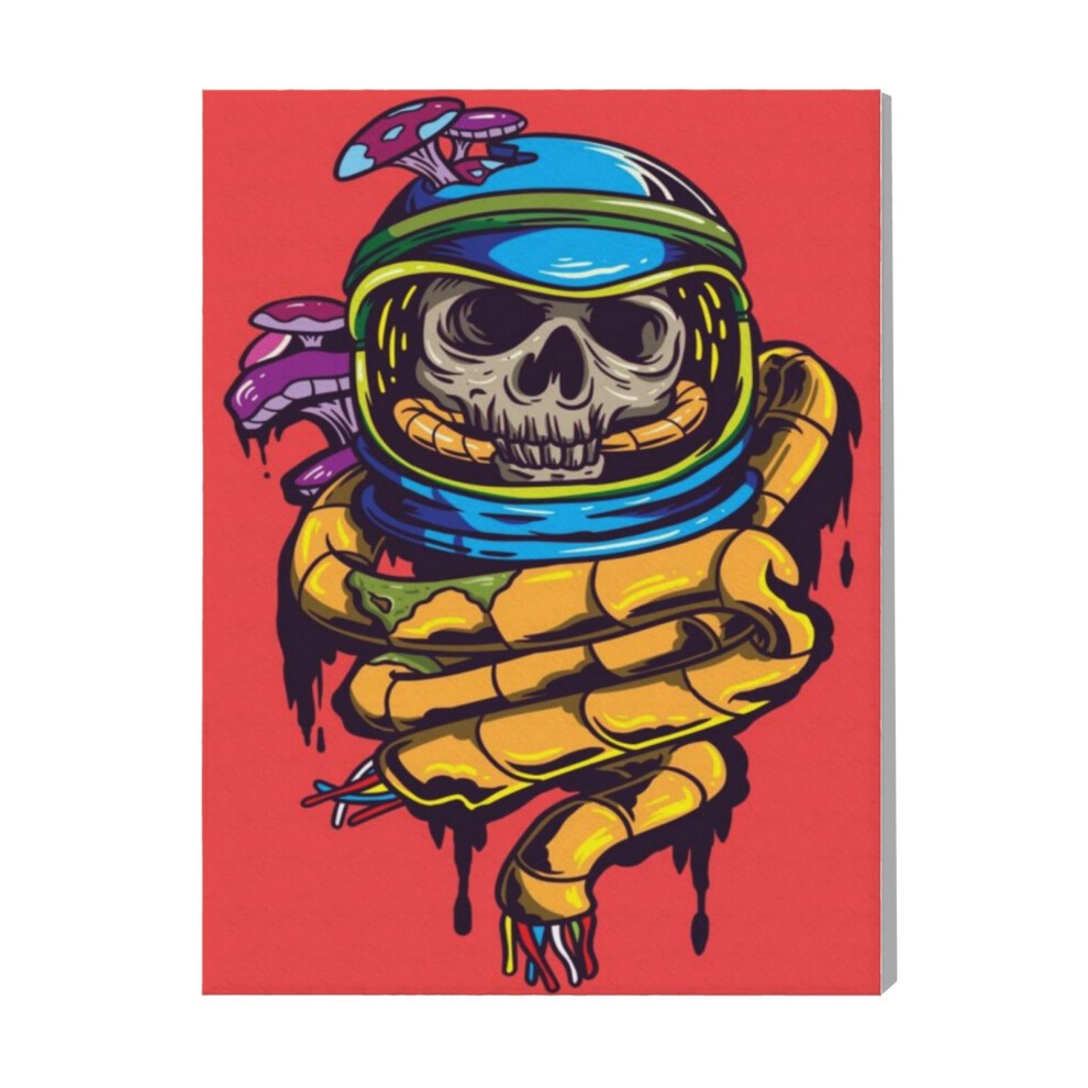 (Halloween Astronaut=3619) Canvas Print Pop Art Framed DIY Install Kit- 16x20