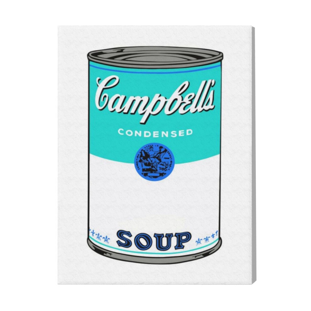(Campbells=6249) Canvas Print Pop Art Framed DIY Install Kit- 16x20