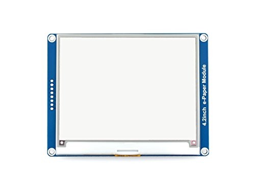 Waveshare 4.2inch E-Ink Display Module Compatible with Raspberry Pi 5/4B/3B/Zero/Zero W/Zero 2W/Pico/Pico W/Pico WH, 400x300 Resolution Three-Color SP thumbnail