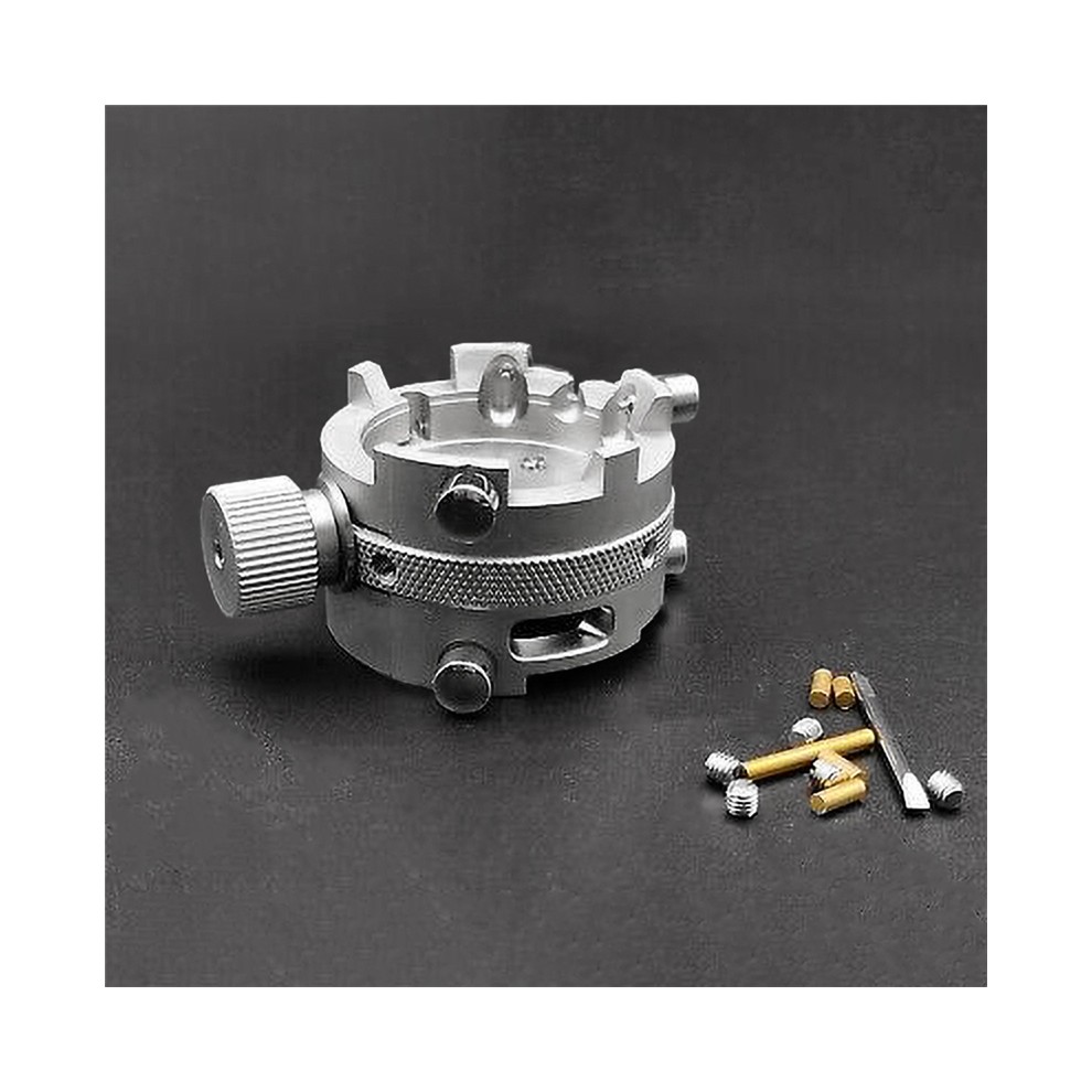 High Quality Watch Movement Holder for ETA 7750 7751 7753 / SW500 13 1/4 Adjusting Screws Repair Tool 0.8MM Punch