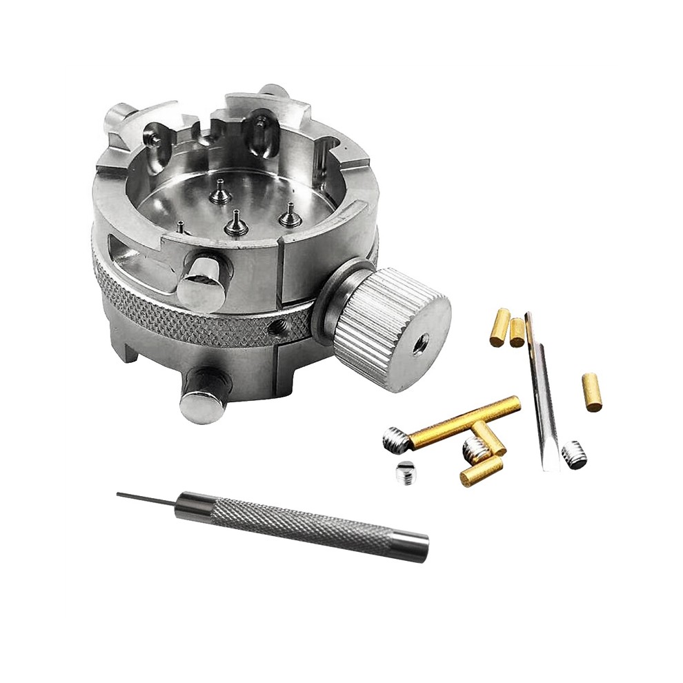 High Quality Watch Movement Holder for ETA 7750 7751 7753 / SW500 13 1/4 Adjusting Screws Repair Tool 0.8MM Punch thumbnail