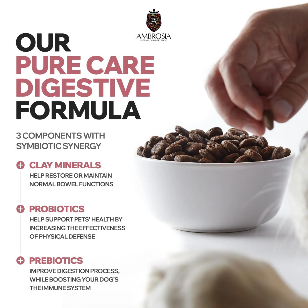 Complete Grain Free Dry Puppy Food 2kg - Hypoallergenic, High Protein Dog Food, Chicken & Fish Flavour by Ambrosia Ultra Premium Pet Food?, Hydrolysed thumbnail