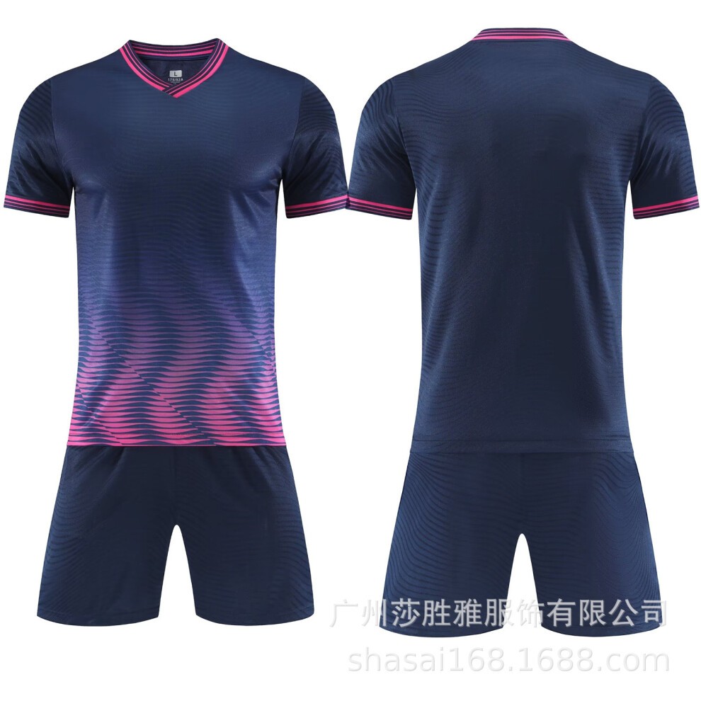 (6331 Baolan, 3XL Size (height 180-185)) Sweat-Absorbent Breathable Soccer Kit Set - Adult Kids Football Training Uniforms, Student Match Team Jerseys