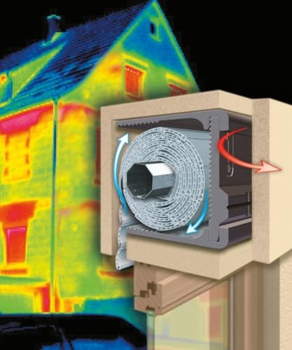 Schellenberg 66285 Roller Shutter Box Insulation, 3 Insulation Panels 100 X 28.5 X 28 Cm / 13 Mm, Simple Plug-in Connection, Heat and Sound Insulation thumbnail