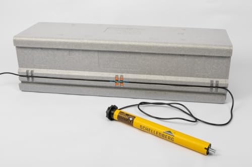 Schellenberg 66285 Roller Shutter Box Insulation, 3 Insulation Panels 100 X 28.5 X 28 Cm / 13 Mm, Simple Plug-in Connection, Heat and Sound Insulation thumbnail