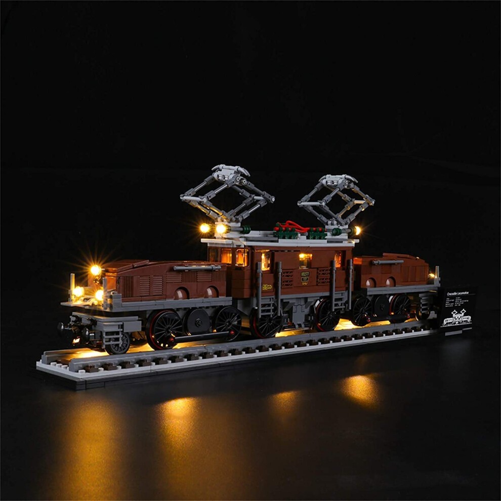 LIGHTAILING Light Set for (Creator Expert Crocodile Locomotive) Building Blocks Model - LED Light Kit Compatible with Lego 10277(NOT Included the Mode