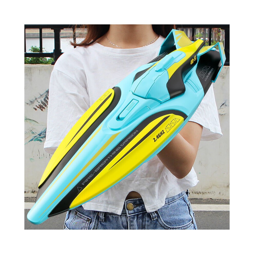 30 KM/H RC High Speed Racing Boat Speedboat Remote Control Ship Water Game Kids Toys Children Gift thumbnail