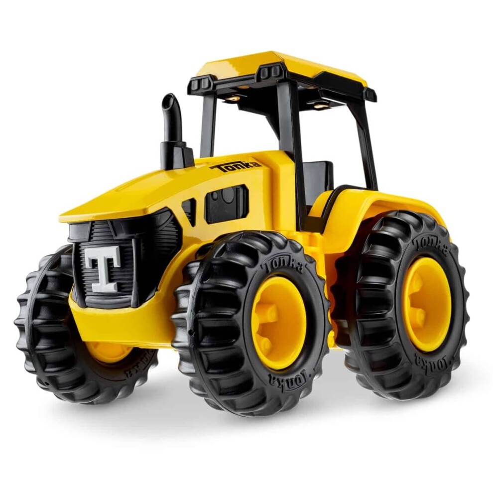 Tonka Steel Classics |Tractor | Farm Tractor Toy, Farm Vehicle Play for Boys Girls, Children & Toddlers, Cold-rolled Steel Durable Tractor Toy | Basic