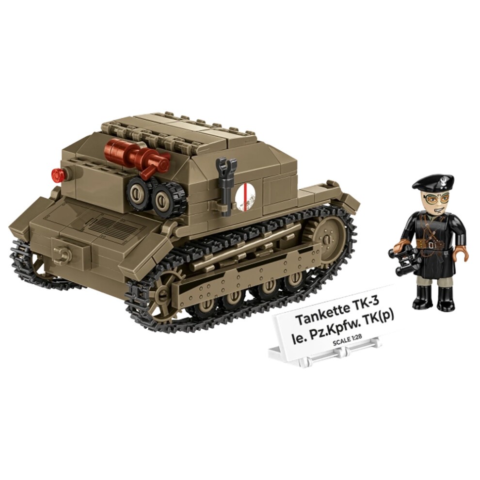 COBI 2658 Tankette TK-3 HC:WWII 1:28 Brick Model 323pcs thumbnail