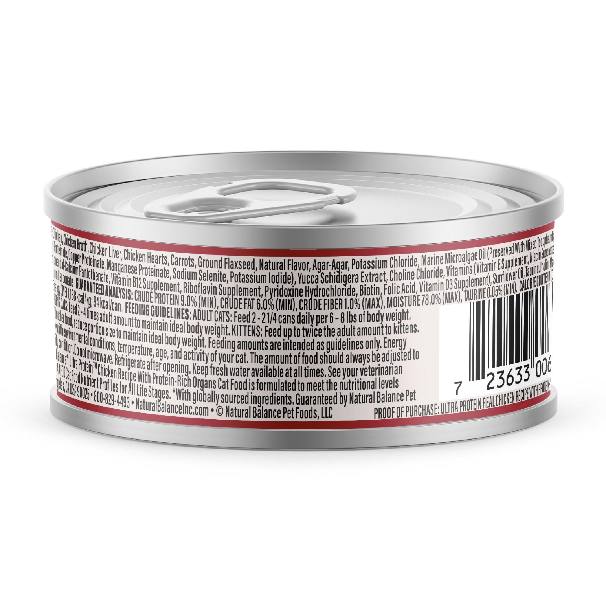 Natural Balance Ultra Protein Real Chicken/Protein-Rich Organ Pate Cat 24/2.8 Oz thumbnail