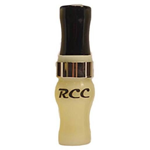 Riceland Custom Calls 5/8in Acrylic Speck Goose Call - Black & Ivory