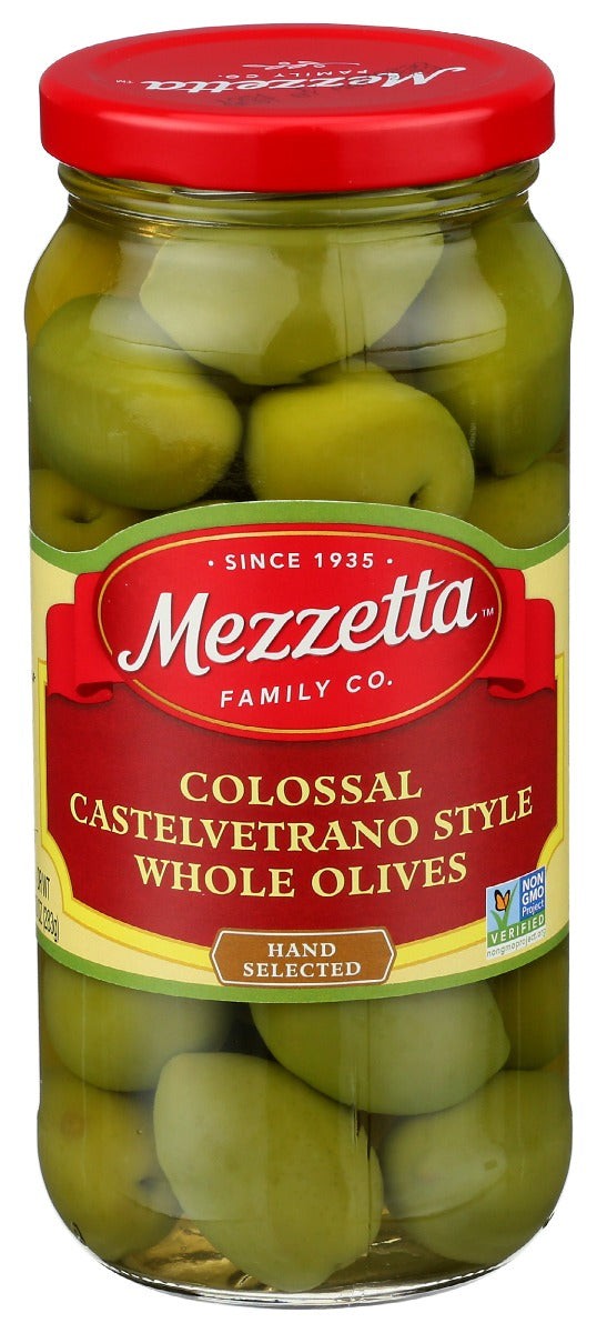 10 Oz Castelvetrano Whole Olives, Pack of 6