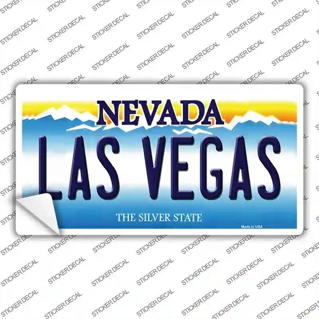 LP-9545s-L 9 X 4.5 in. Las Vegas Nevada Novelty Sticker Decal - Large