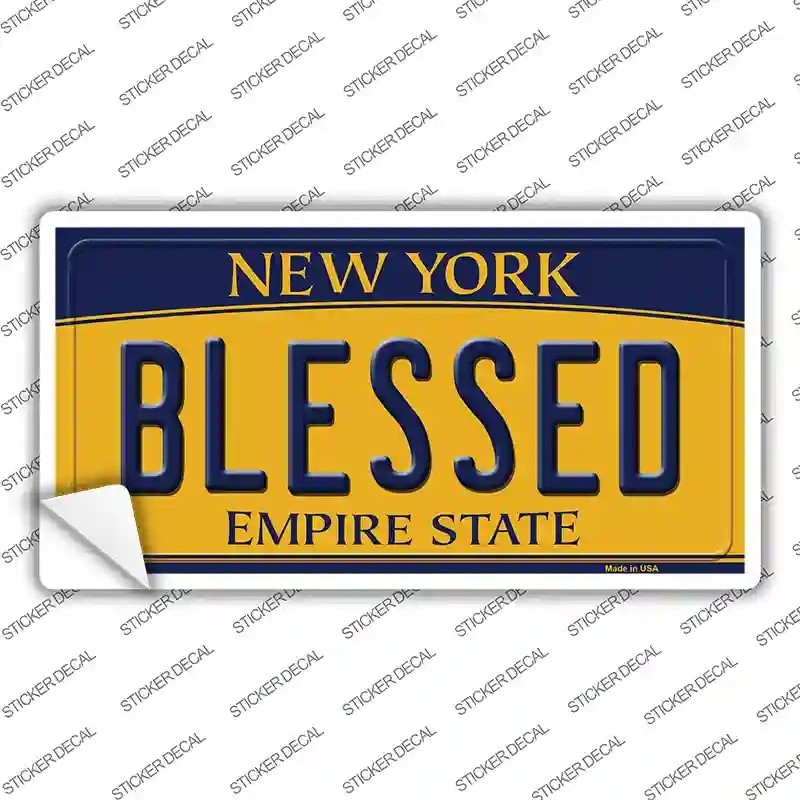 LP-8994s-S Blessed   York Novelty Sticker Decal, Small