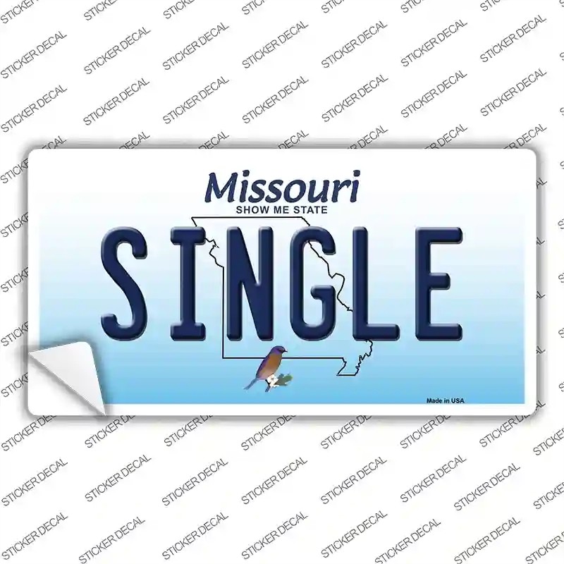 LP-10277s-XL Single Missouri Novelty Sticker Decal, Extra Large