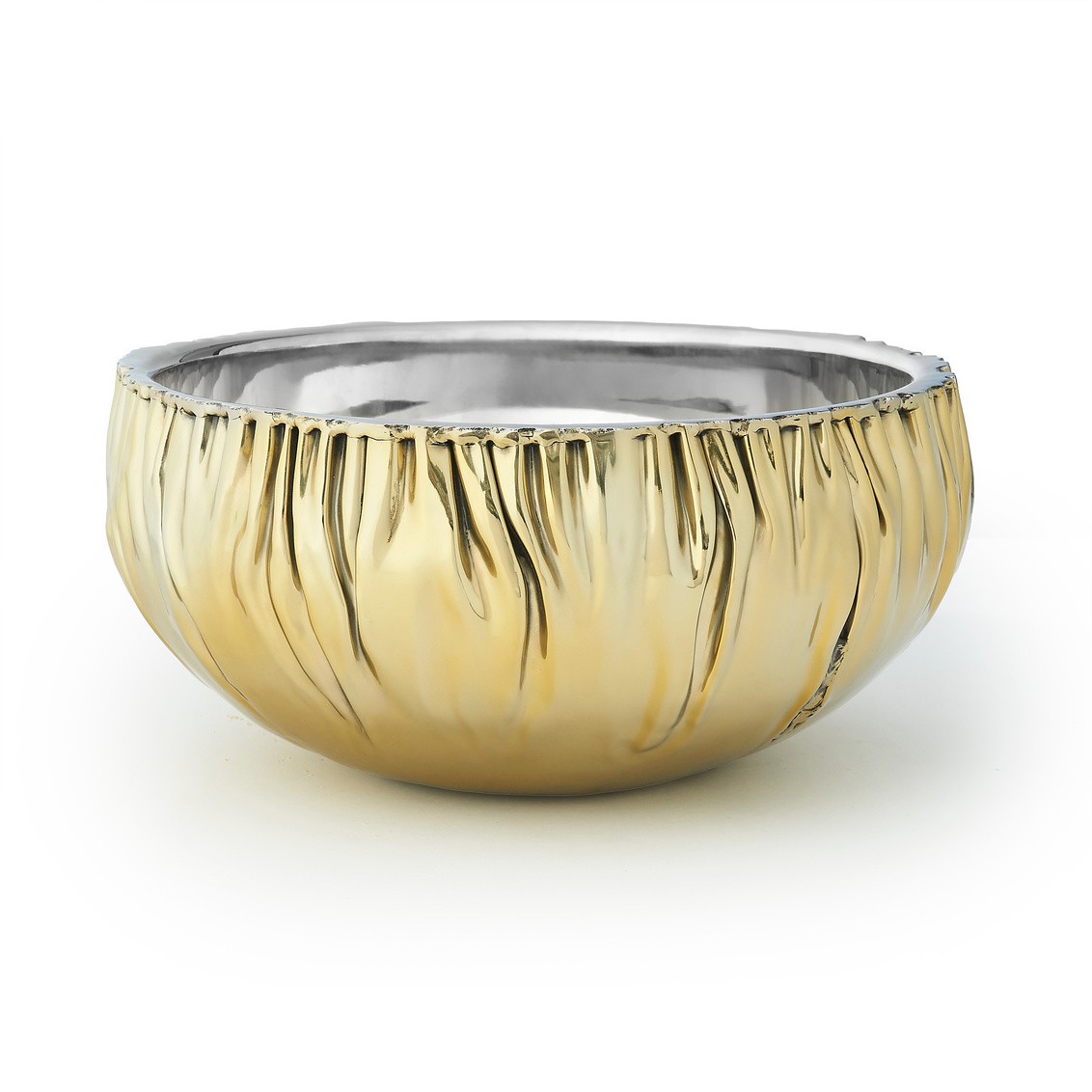 Cerro Serving Bowl - Handcrafted - Gold