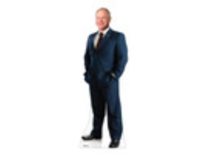 Life-size Outdoor Coroplast Cutout of Tim Walz