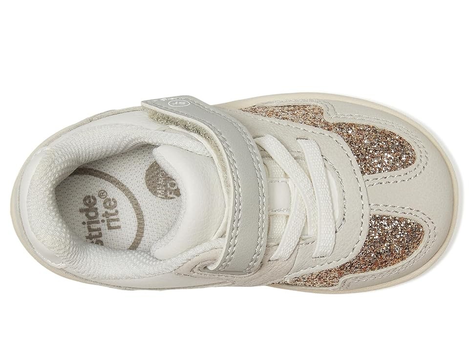 Stride Rite SRT Arlo (Toddler/Little Kid) Girls Shoes Platinum : 12 Little Kid W, Leather thumbnail