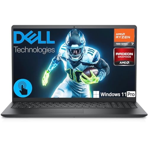 Dell Inspiron 3535 Touchscreen Laptop, 8-Core Speed AMD Ryzen 7-7730U CPU, 15.6 Inch FHD Touch Display (Windows 11 Pro, 32GB RAM | 1TB SSD)