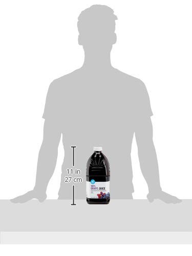 Amazon Brand - Happy Belly Grape Juice, Bottle, 64 Fl Oz (Pack of 1) thumbnail