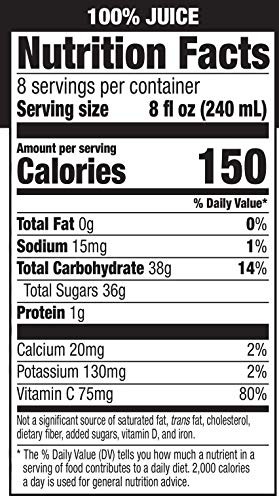 Amazon Brand - Happy Belly Grape Juice, Bottle, 64 Fl Oz (Pack of 1) thumbnail