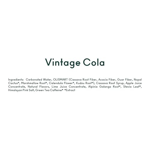 Olipop Prebiotic Soda Minis, Vintage Cola 6 Cans (7.5 Fl Oz Each) thumbnail