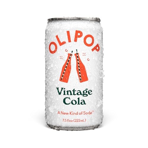 Olipop Prebiotic Soda Minis, Vintage Cola 6 Cans (7.5 Fl Oz Each) thumbnail