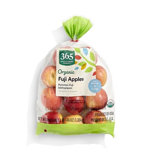 Produce Organic Fuji Apples, 3 Lb