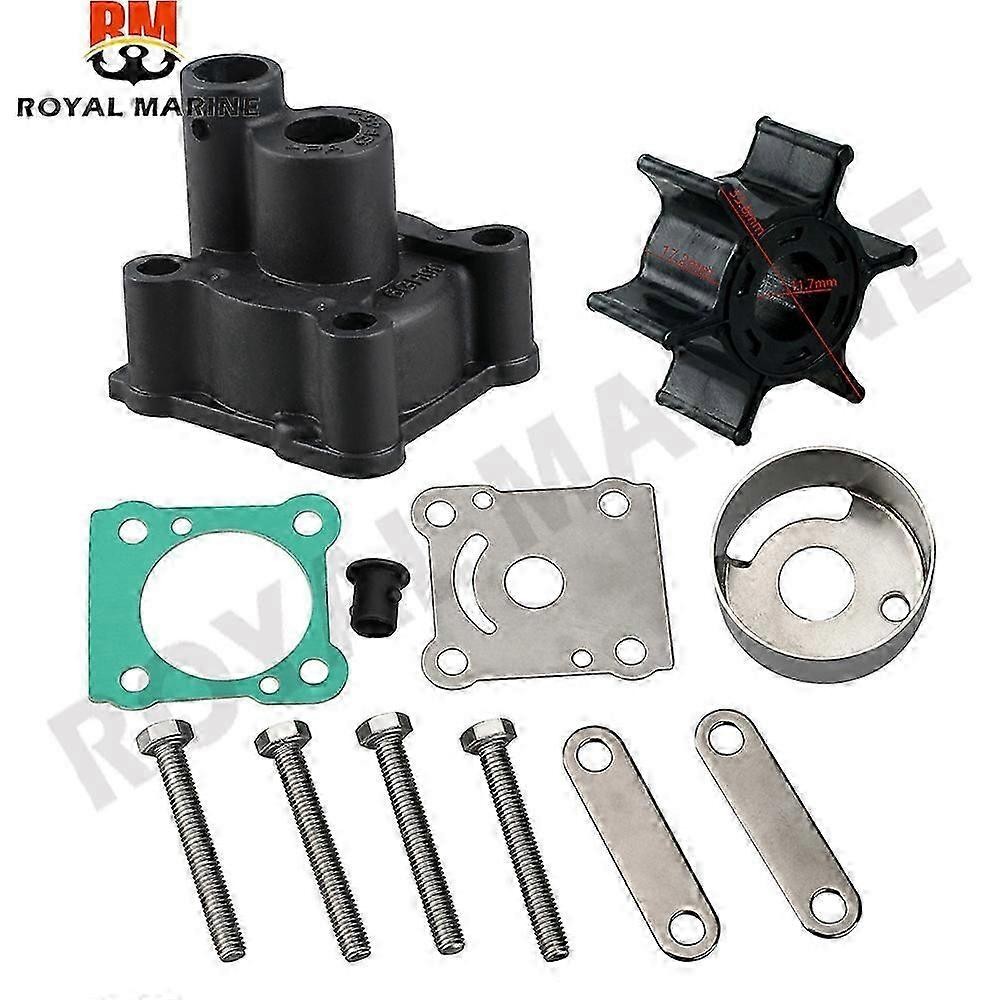 Zuoo 6N0-W0078 Water Pump Impeller Kit for Yamaha Outboard Motor 2T 6HP 8HP 18-3460 6G1-W0078-A1 6N0-W0078-00 6G1-W0078-A0 6G1-W0078