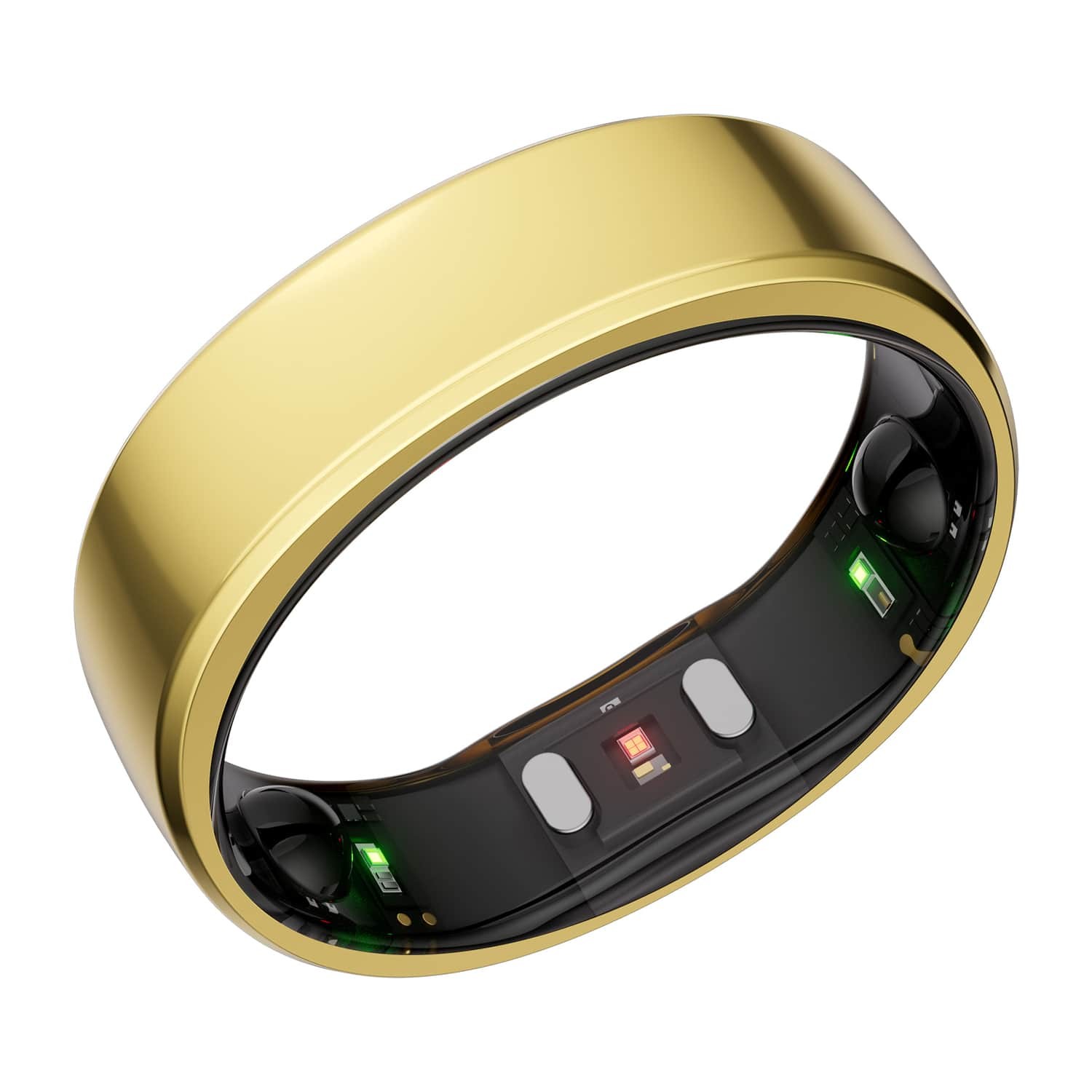 RingConn Gen 2 Ultra-Thin Smart Ring with Monitoring and Health Tracking (Size 12; Royal Gold)  123031203