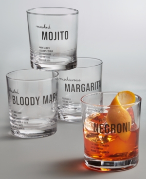 The Cellar Recipe Double Old-Fashioned Glasses, Set of 4, Created for Macy's