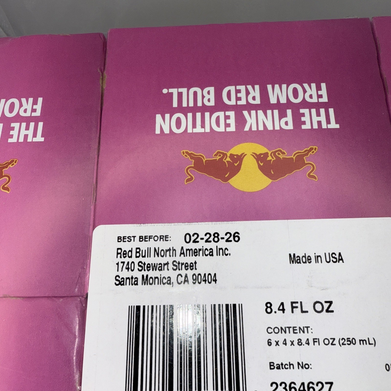 FULL CASE Red Bull Pink Edition Energy Drink Wild Berries 8.4 Fl Oz 6x4=24CANS thumbnail