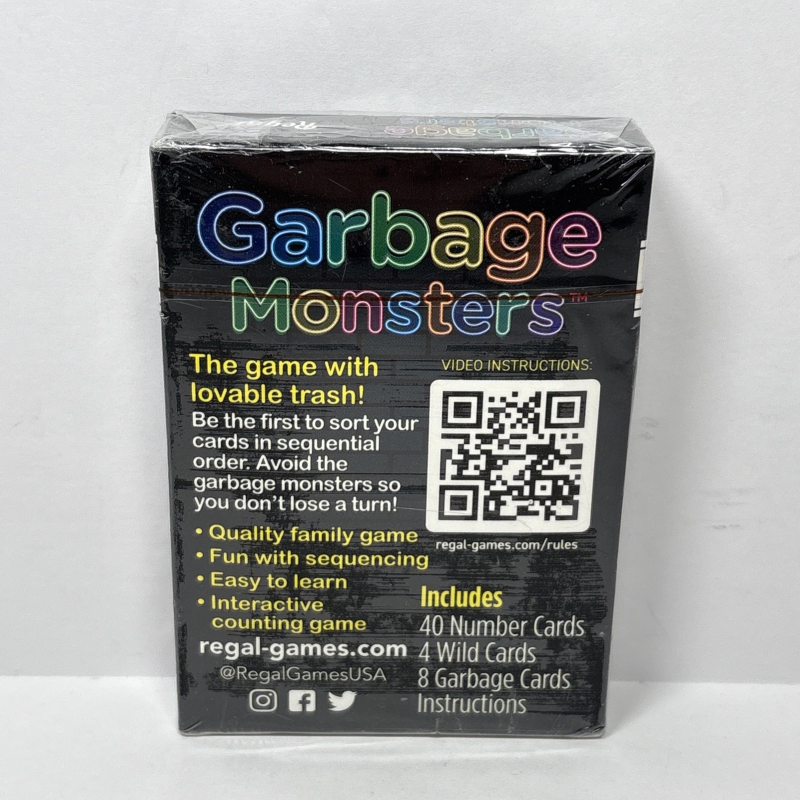 Garbage Monsters the Card Game with Lovable Trash (Regal Games-2023) BRAND NEW!
