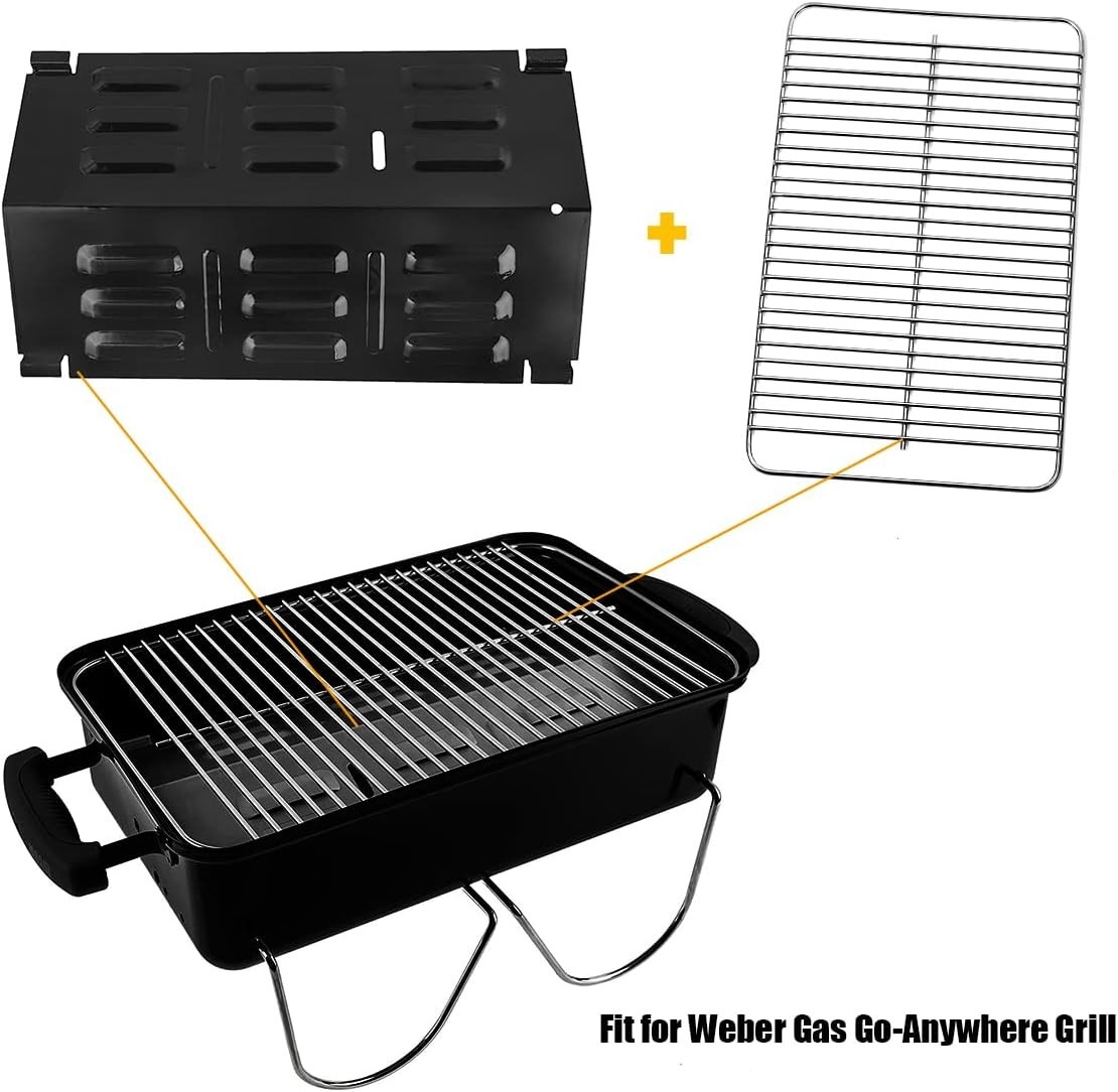 9201 Porcelain Enameled Flavorizer Bars 80631 Stainless Steel Grates for Weber thumbnail