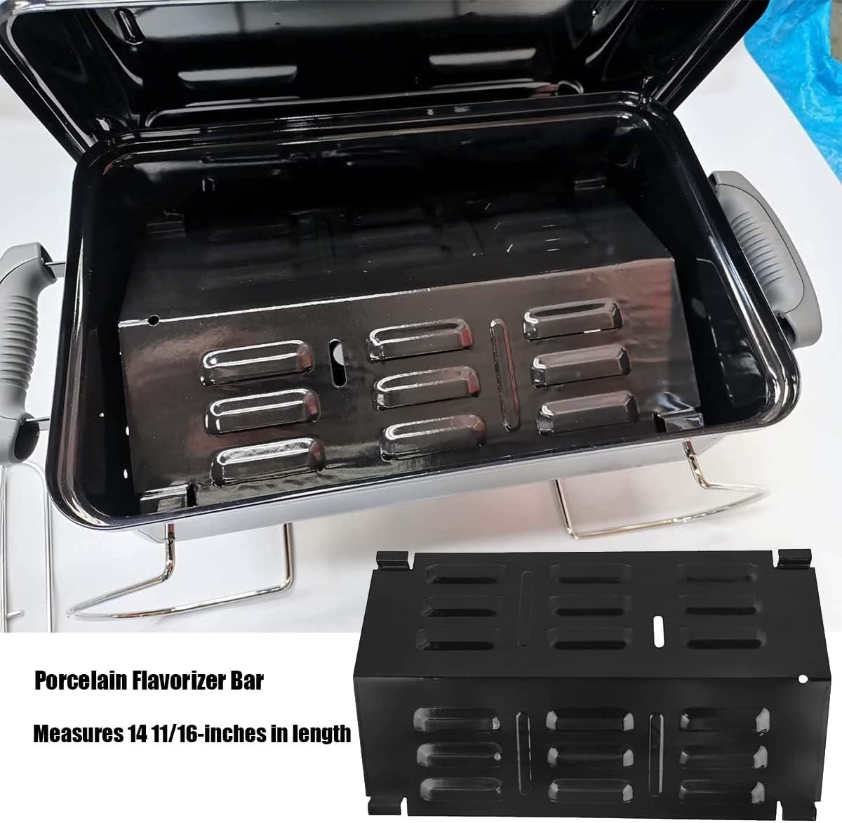 9201 Porcelain Enameled Flavorizer Bars 80631 Stainless Steel Grates for Weber thumbnail