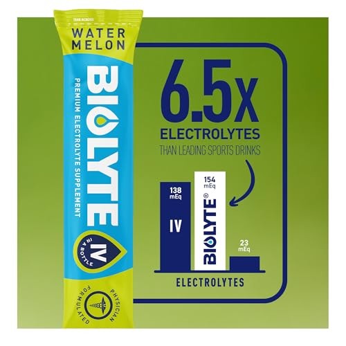 BIOLYTE IV Electrolyte Powder Packets, IV Liquid Drink Mix for Water, Doctor-Developed Hydration, Approved Dehydration Relief, Chemotherapy Must Haves thumbnail