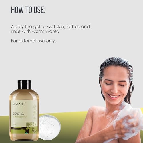 Sea Minerals & Matcha Body Wash - Natural Body Wash for Women & Men, 97.5% Natural Ingredients, Detoxifying & Hydrating Cleanser for Sensitive Skin, G thumbnail