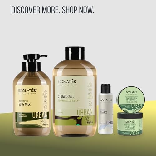 Sea Minerals & Matcha Body Wash - Natural Body Wash for Women & Men, 97.5% Natural Ingredients, Detoxifying & Hydrating Cleanser for Sensitive Skin, G thumbnail