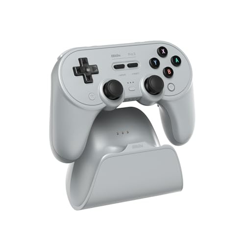 8BitDo Pro 3 Bluetooth Gamepad Controller for Switch/Switch 2/Windows/Android/iOS - Grey thumbnail