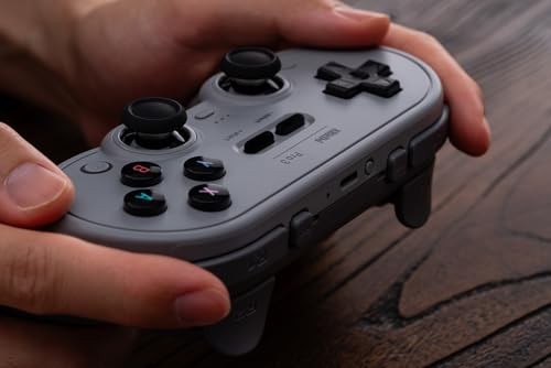 8BitDo Pro 3 Bluetooth Gamepad Controller for Switch/Switch 2/Windows/Android/iOS - Grey thumbnail